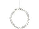 Star Trading Hänger Kranz Hoop, 30 LEDs, Ø 30 cm, Chrom