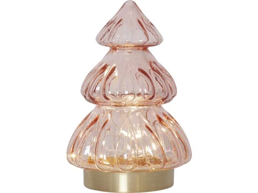 [90314469 1568555] Star Trading Glasdekoration Abete, 18 cm, Pink