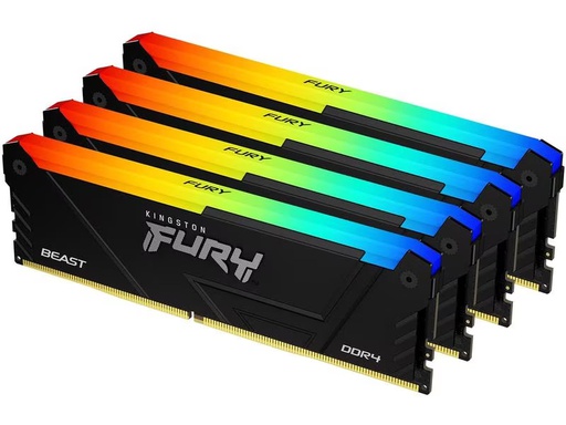 [90314482 1609642] Kingston DDR4-RAM Fury Beast RGB 3600 MHz 4x 32 GB