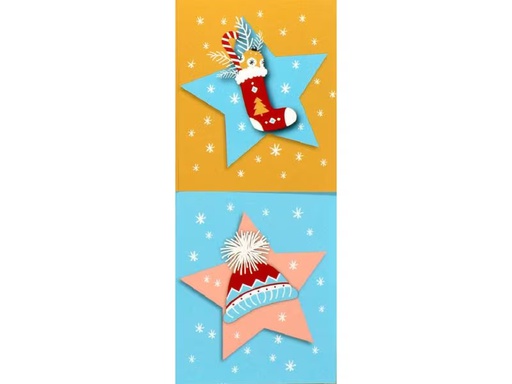 [90314665 1595164] ABC Geschenkanhänger Weihnachten 55 x 65 mm
