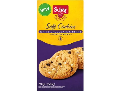[90314787 1572188] Dr.Schär Soft Cookies White Chocolate &amp; Berry glutenfrei 210 g