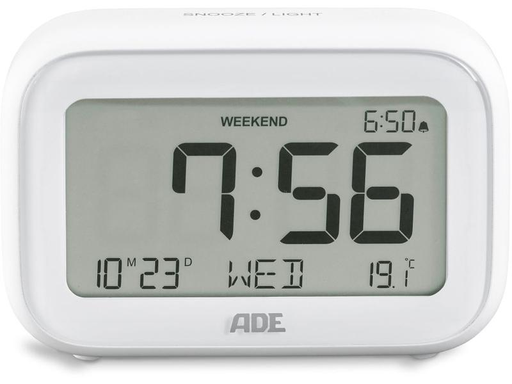 [90314885 1617338] ADE Digitalwecker mit Temperaturanzeige