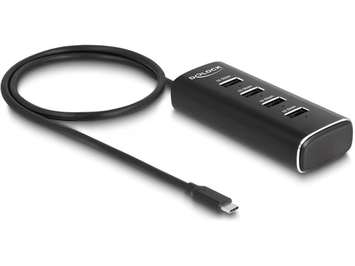 [90315033 1613907] Delock USB-Hub 4x USB A 10Gbps/1x USB C 10Gbps