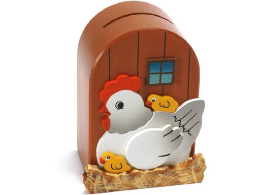 [90315137 1611672] Weizenkorn Spardose Huhn