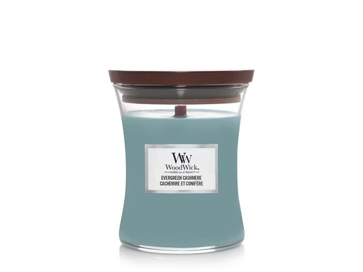 [90315204 1555536] Woodwick Duftkerze Evergreen Cashmere Medium Jar