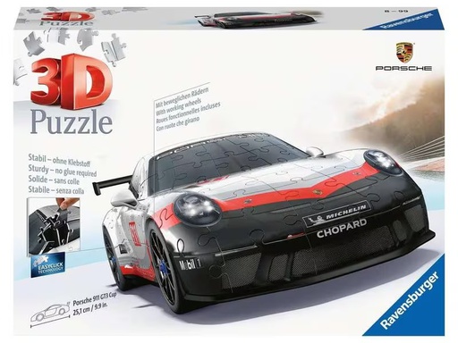 [90315219 1487902] Ravensburger 3D Puzzle Porsche 911 GT3 Cup