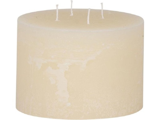 [90315451 1618184] Weizenkorn Mehrdochtkerze Ice 10 cm x 14 cm, Elfenbein, 1 Stück