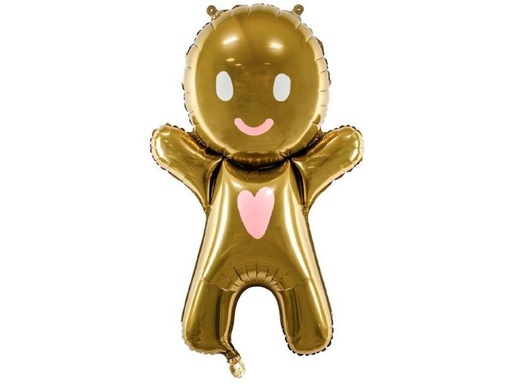 [90315459 1404094] Partydeco Weihnachtsdeko Folienballon Plätzchen 52 x 83 cm, 1 Stk.