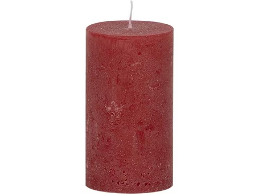 [90315611 1618164] Weizenkorn Kerze Ice 9 cm x 5 cm, Kaminrot, 6 Stück
