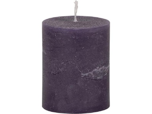 [90315632 1618178] Weizenkorn Kerze Ice 10 cm x 8 cm, Violett, 4 Stück