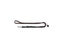 Hunter V-Führleine Solid Education Cord, 20/200, Dunkelbraun/Türkis