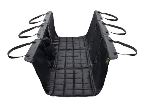 [90316119 1561512] Hunter Rückbank-Schutzdecke Hamilton, 145 x 150 cm, Schwarz