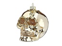 INGES CHRISTMAS DECOR Weihnachtskugel Totenkopf 9 cm, 2 Stück, Gold