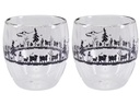 Kadastar Kaffeebecher Alpaufzug Familie 250 ml, 2 Stück, Transparent