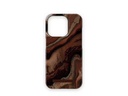 Ideal of Sweden Back Cover Dark Amber Marble iPhone 15 Pro