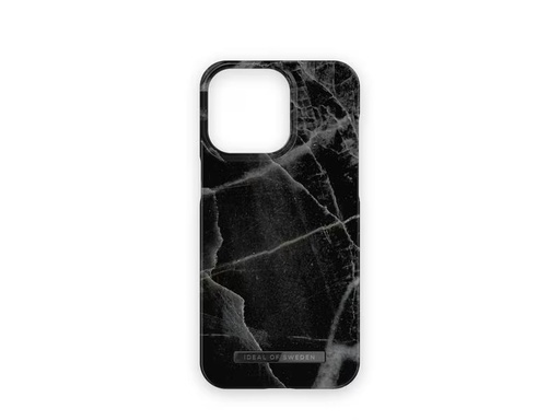 [90316524 1600264] Ideal of Sweden Back Cover Black Thunder Marble iPhone 15 Pro Max