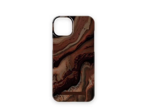 [90316568 1600234] Ideal of Sweden Back Cover Dark Amber Marble iPhone 15 Plus