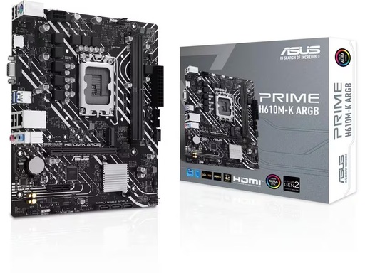 [90316569 1613192] ASUS Mainboard PRIME H610M-K ARGB