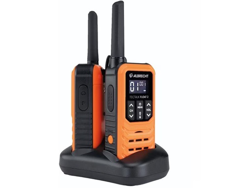 [90316628 1615790] Albrecht Funkgerät Tectalk Float 2 Koffer