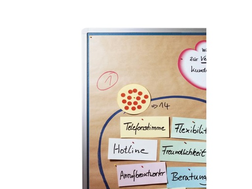 [90051693 967435] Legamaster Pinwandpapier  Braun, 100 Stück