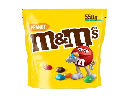 [90316670 1614847] M&amp;Ms Schokolade Peanut 550 g