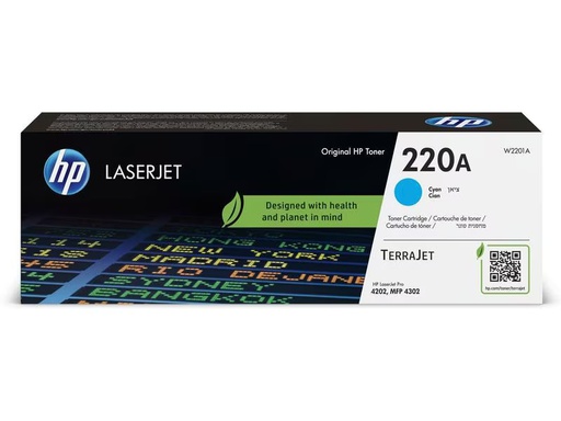 [90316716 1610900] HP Toner Nr. 220A (W2201A) Cyan