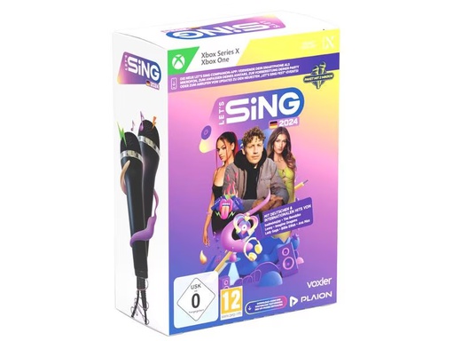 [90316749 1626958] GAME Let's Sing 2024 German Version + 2 Mics