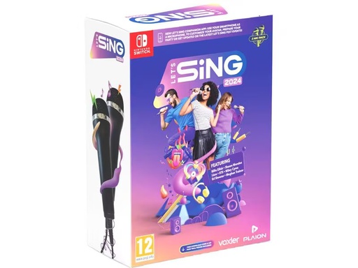 [90316819 1626965] GAME Let's Sing 2024 International Version + 2 Mics