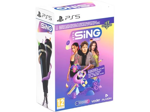 [90316867 1626956] GAME Let's Sing 2024 German Version + 2 Mics