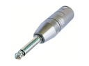 Neutrik Audio-Adapter NA2 Mpx XLR 3 Pole, male - Klinke 6.3 mm, male