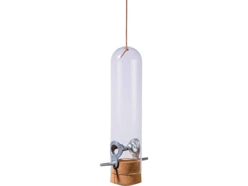 [90316956 1618492] dobar Futterspender Futtersäule Premium-Pickbar, Ø 7 x 30 cm, Glas
