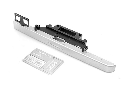[90316985 1615854] RC4WD Modellbau-Stossstange vorne classic für TF2 FJ55, Silber