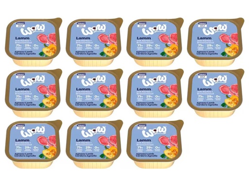 [90317061 1604818] WOW Nassfutter Adult Lamm Schale, 11 x 150 g