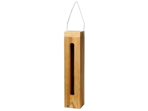 [90317145 1618498] LUXUS-VOGELHAUS Futterspender für Wildvögel, 5 x 5 x 23 cm, Holz