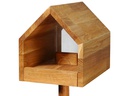 LUXUS-VOGELHAUS Vogelfutterhaus Bauhaus I, 20.5 x 28 x 23.5 cm, Holz