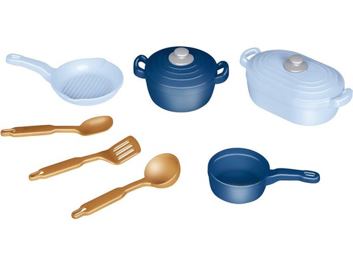 [90317233 1530502] Klein-Toys Spiel-Geschirr Emmas Kitchen Kochutensilien-Set
