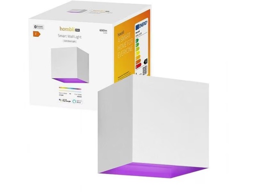[90317289 1615365] hombli Gartenleuchte Smart Wall Light 2 x 3W, RGB+CCT, Weiss