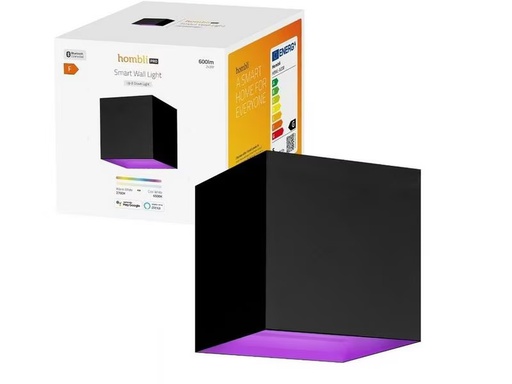 [90317301 1615363] hombli Gartenleuchte Smart Wall Light 2 x 3W, RGB+CCT, Schwarz