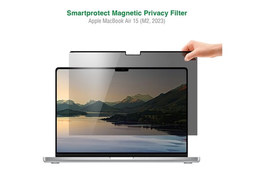 [90317304 1622632] 4smarts Bildschirmfolie Privacy Filter Apple MacBook Air 15.3