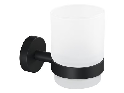 [90317405 1620627] tesa Moon Black Zahnputzbecher, Schwarz