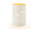 STT Windlicht Stars S, 14 cm, Weiss