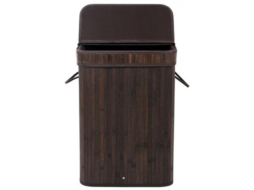 [90317442 1614591] Songmics Wäschesammler für trockene Wäsche 72 l, Dunkelbraun