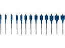 Bosch Professional Flachfräsbohrer-Set Expert Self Cut Speed, 13-teilig