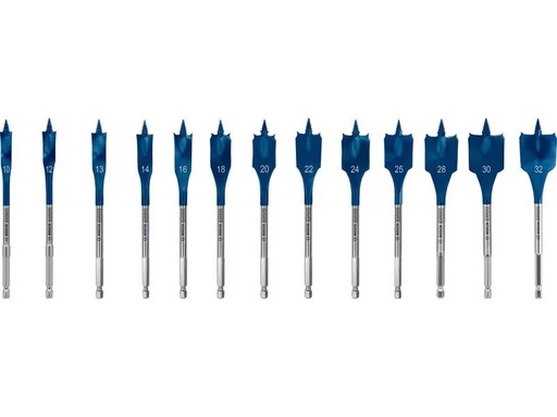 [90317516 1603987] Bosch Professional Flachfräsbohrer-Set Expert Self Cut Speed, 13-teilig