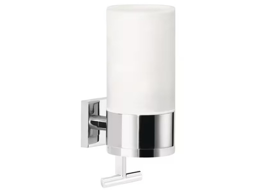 [90317524 1620602] tesa Seifenspender-Set Deluxxe 230 ml, Silber/Weiss