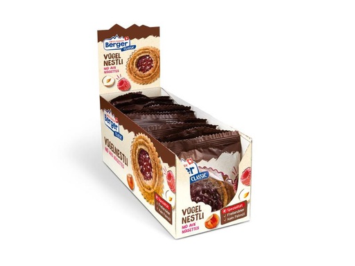 [90317525 1630278] Berger Gebäck Vogelnestli 10 x 74 g
