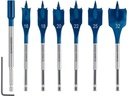 Bosch Professional Flachfräsbohrer-Set Expert Self Cut Speed, 7-teilig
