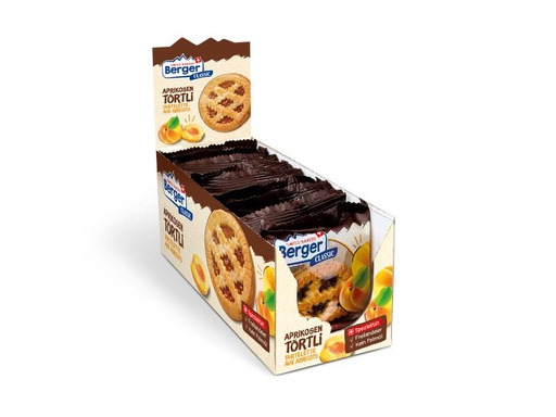 [90317586 1630281] Berger Gebäck Aprikosentörtli 10 x 74 g