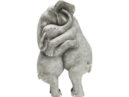 [90317748 1623712] Kare Dekofigur Elephant Hug Grau