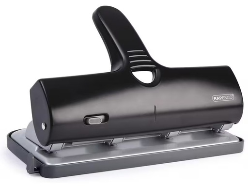 [90317825 1609463] Rapesco Locher Alu 40 40 Seiten, Schwarz